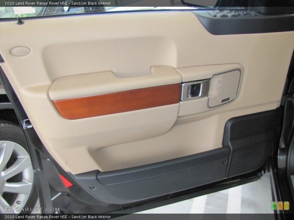 Sand/Jet Black Interior Door Panel for the 2010 Land Rover Range Rover HSE #68164494
