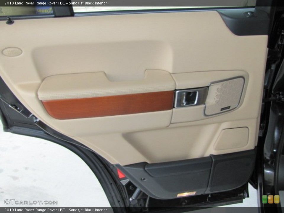 Sand/Jet Black Interior Door Panel for the 2010 Land Rover Range Rover HSE #68164503