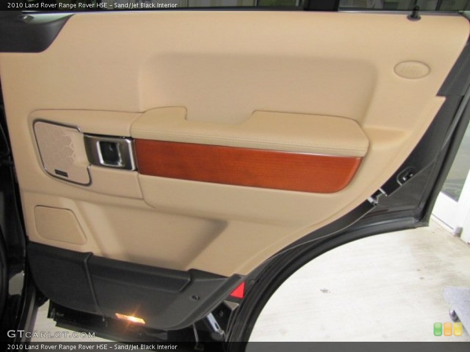 Sand/Jet Black Interior Door Panel for the 2010 Land Rover Range Rover HSE #68164512