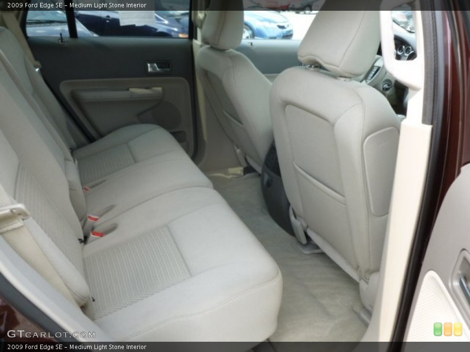 Medium Light Stone Interior Rear Seat for the 2009 Ford Edge SE #68164974