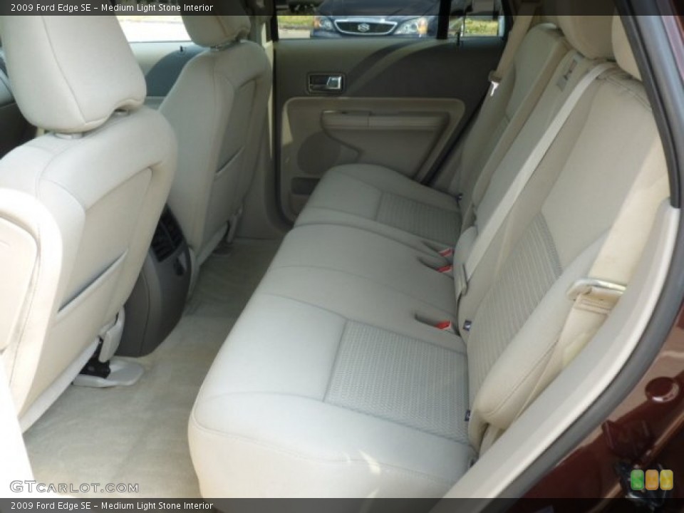 Medium Light Stone Interior Rear Seat for the 2009 Ford Edge SE #68164992