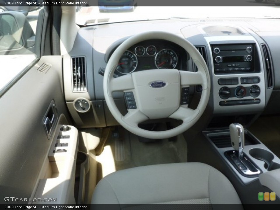 Medium Light Stone Interior Dashboard for the 2009 Ford Edge SE #68165001