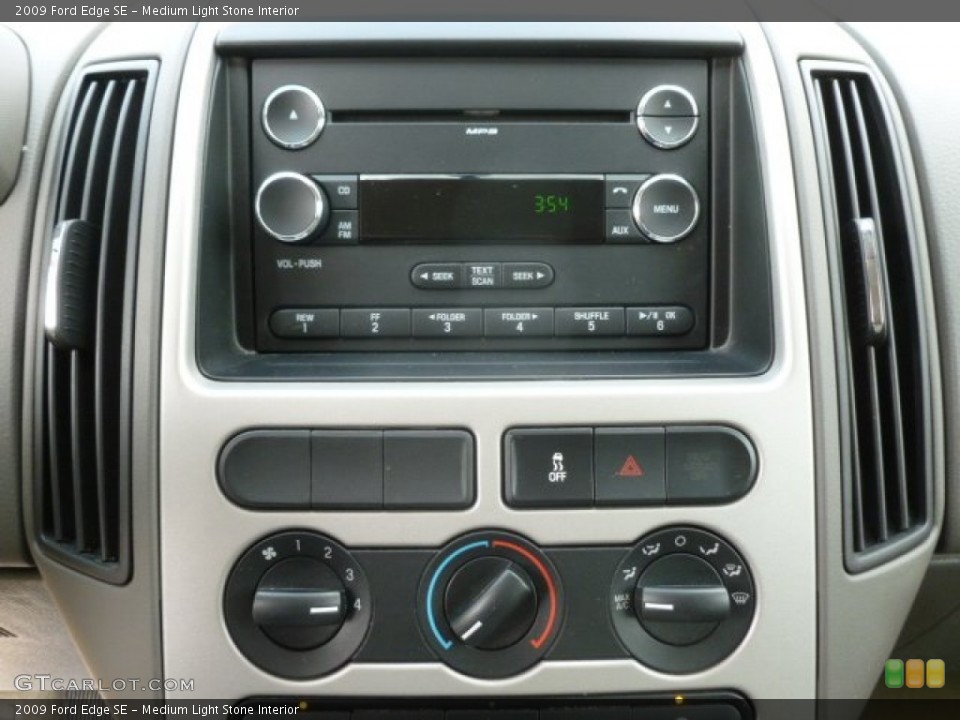 Medium Light Stone Interior Controls for the 2009 Ford Edge SE #68165034