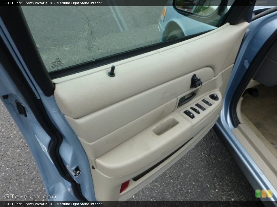 Medium Light Stone Interior Door Panel for the 2011 Ford Crown Victoria LX #68165139