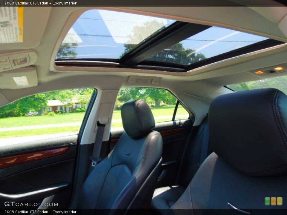 Ebony Interior Sunroof for the 2008 Cadillac CTS Sedan #68166522