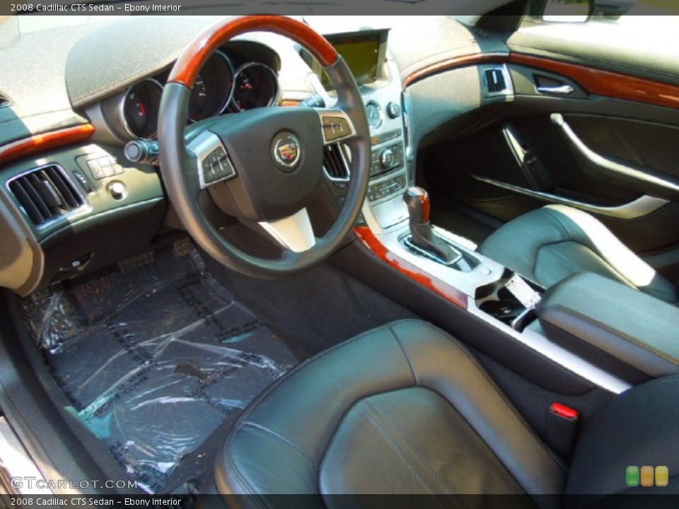 Ebony Interior Prime Interior for the 2008 Cadillac CTS Sedan #68166621