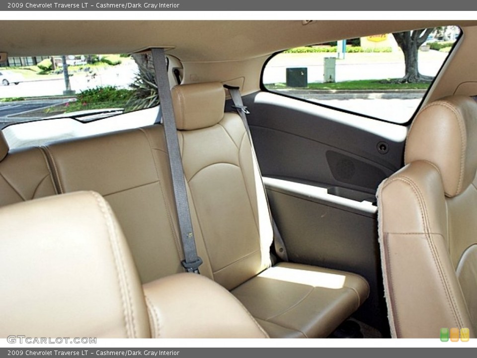 Cashmere/Dark Gray Interior Rear Seat for the 2009 Chevrolet Traverse LT #68167029