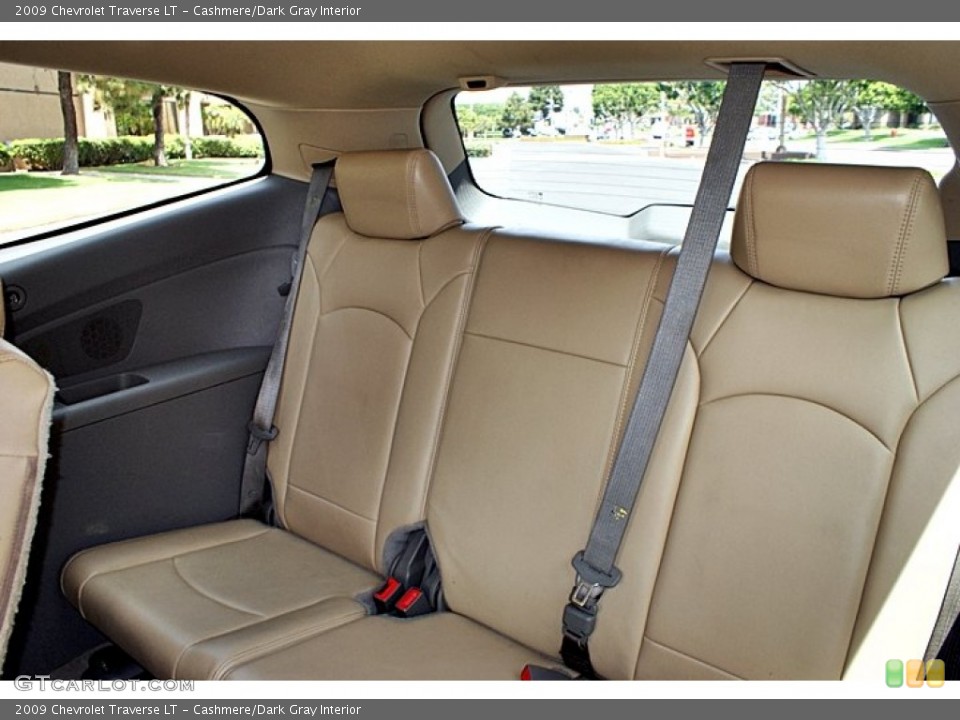 Cashmere/Dark Gray Interior Rear Seat for the 2009 Chevrolet Traverse LT #68167095