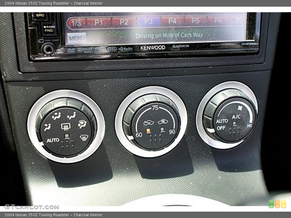 Charcoal Interior Controls for the 2004 Nissan 350Z Touring Roadster #68168253