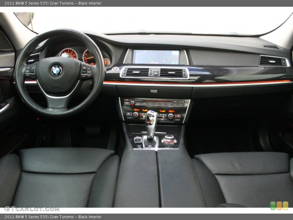 Black Interior Dashboard for the 2011 BMW 5 Series 535i Gran Turismo #68171112
