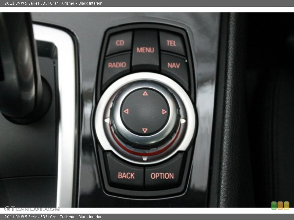 Black Interior Controls for the 2011 BMW 5 Series 535i Gran Turismo #68171259