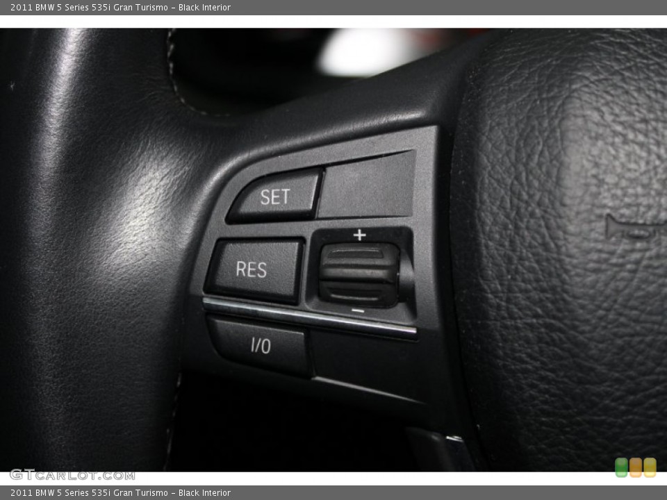 Black Interior Controls for the 2011 BMW 5 Series 535i Gran Turismo #68171328