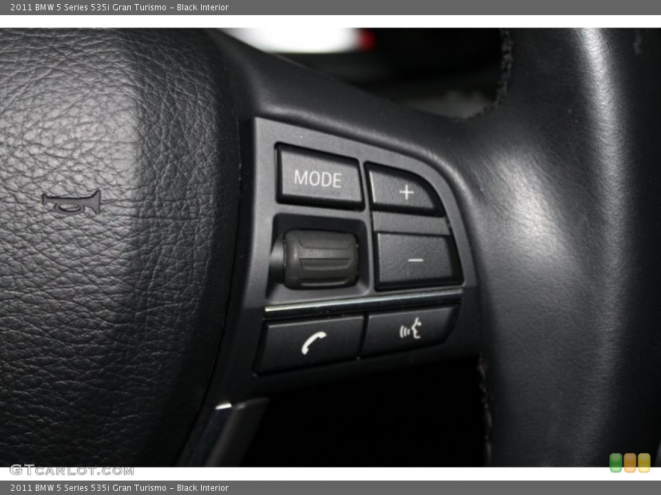 Black Interior Controls for the 2011 BMW 5 Series 535i Gran Turismo #68171337
