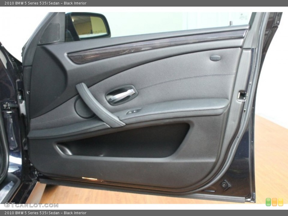 Black Interior Door Panel for the 2010 BMW 5 Series 535i Sedan #68171577