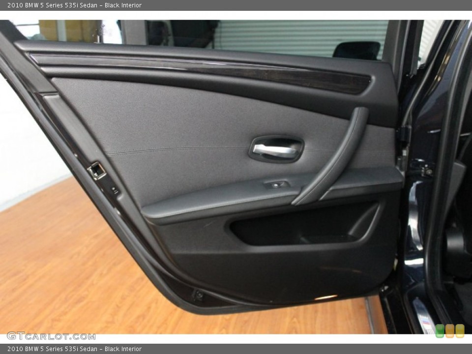 Black Interior Door Panel for the 2010 BMW 5 Series 535i Sedan #68171583
