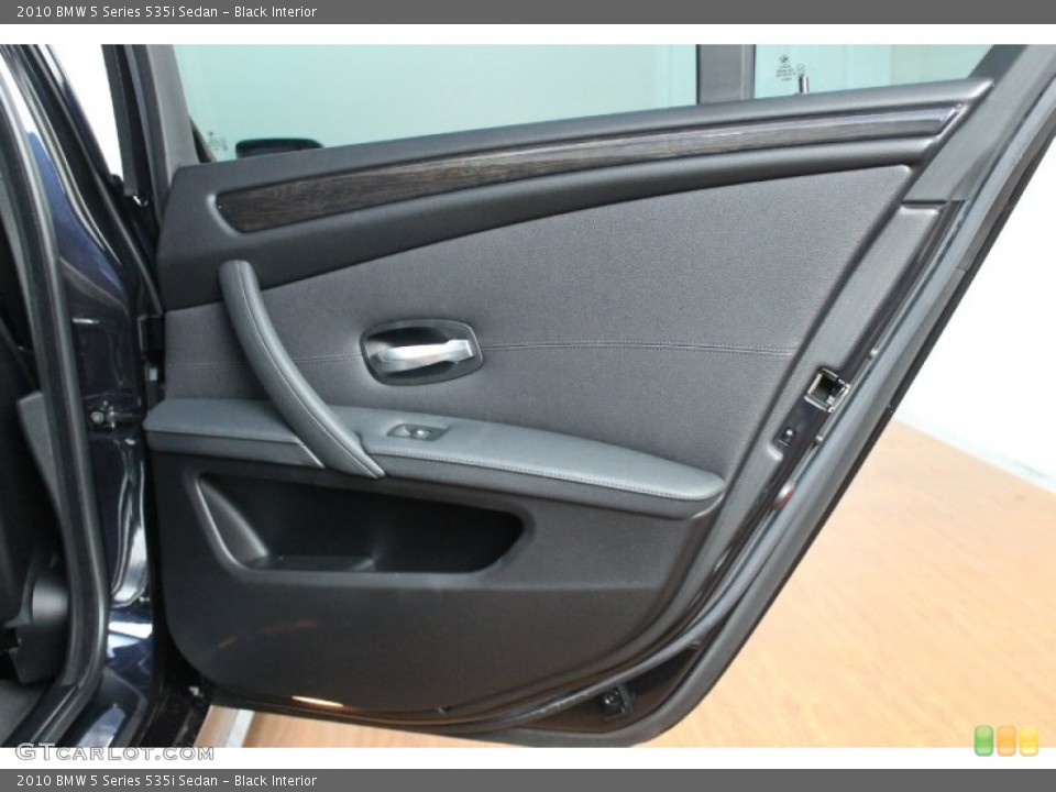 Black Interior Door Panel for the 2010 BMW 5 Series 535i Sedan #68171589
