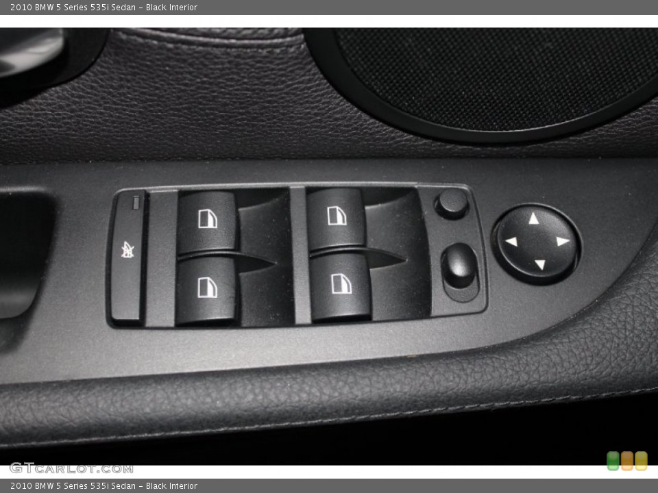 Black Interior Controls for the 2010 BMW 5 Series 535i Sedan #68171622