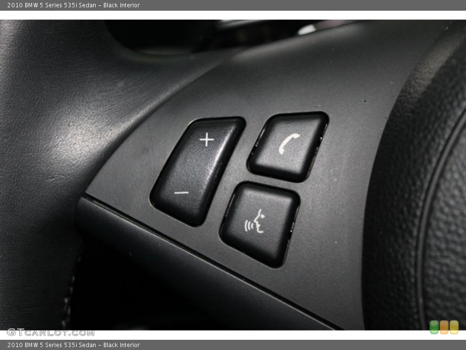 Black Interior Controls for the 2010 BMW 5 Series 535i Sedan #68171640