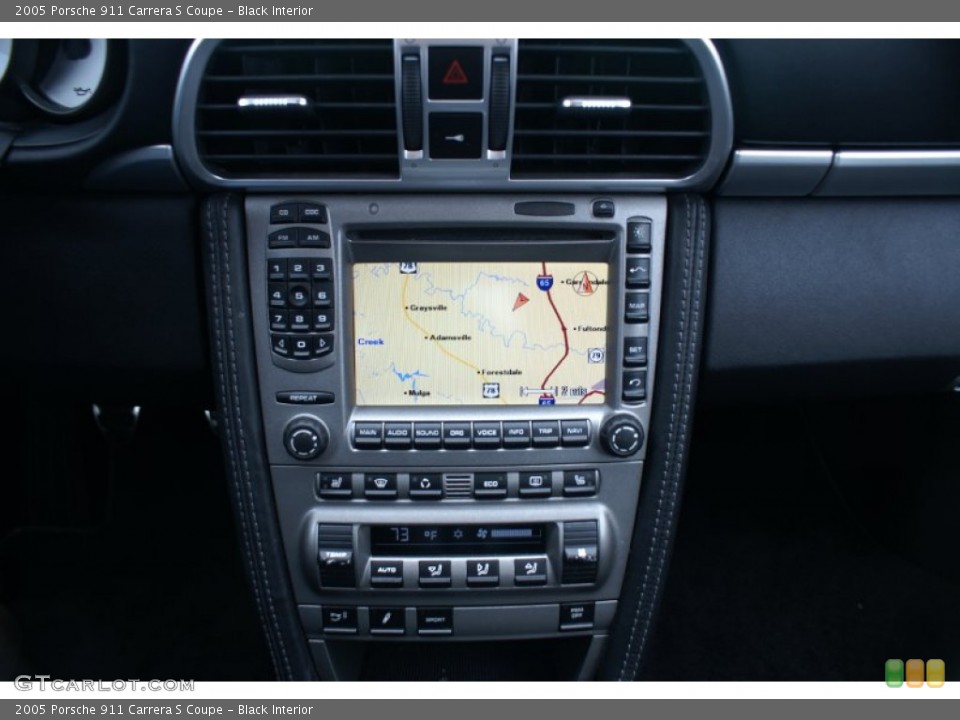 Black Interior Navigation for the 2005 Porsche 911 Carrera S Coupe #68172390