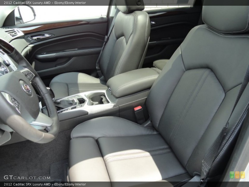 Ebony/Ebony Interior Front Seat for the 2012 Cadillac SRX Luxury AWD #68173020