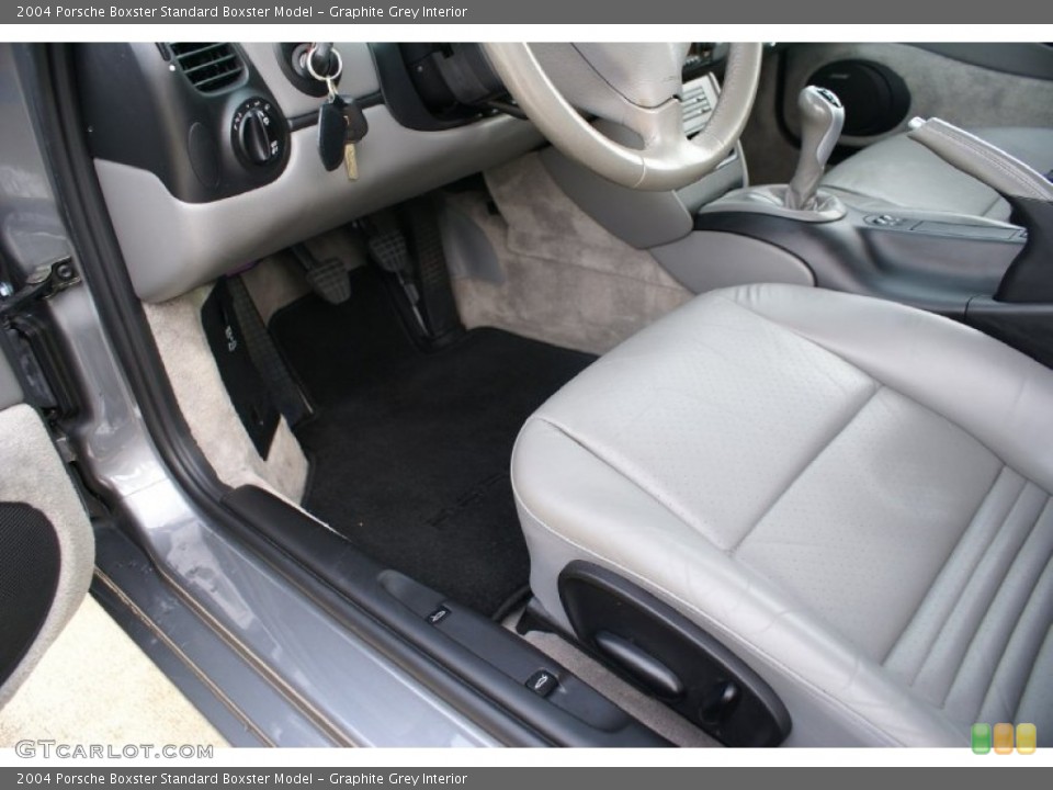 Graphite Grey Interior Front Seat for the 2004 Porsche Boxster  #68173053