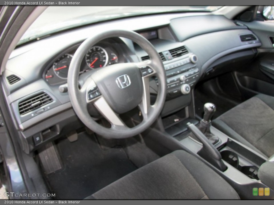 Black Interior Prime Interior for the 2010 Honda Accord LX Sedan #68173347