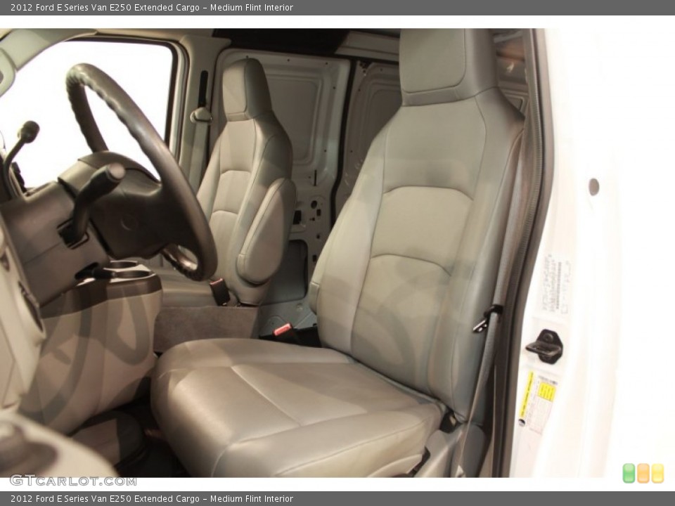 Medium Flint Interior Front Seat for the 2012 Ford E Series Van E250 Extended Cargo #68173491