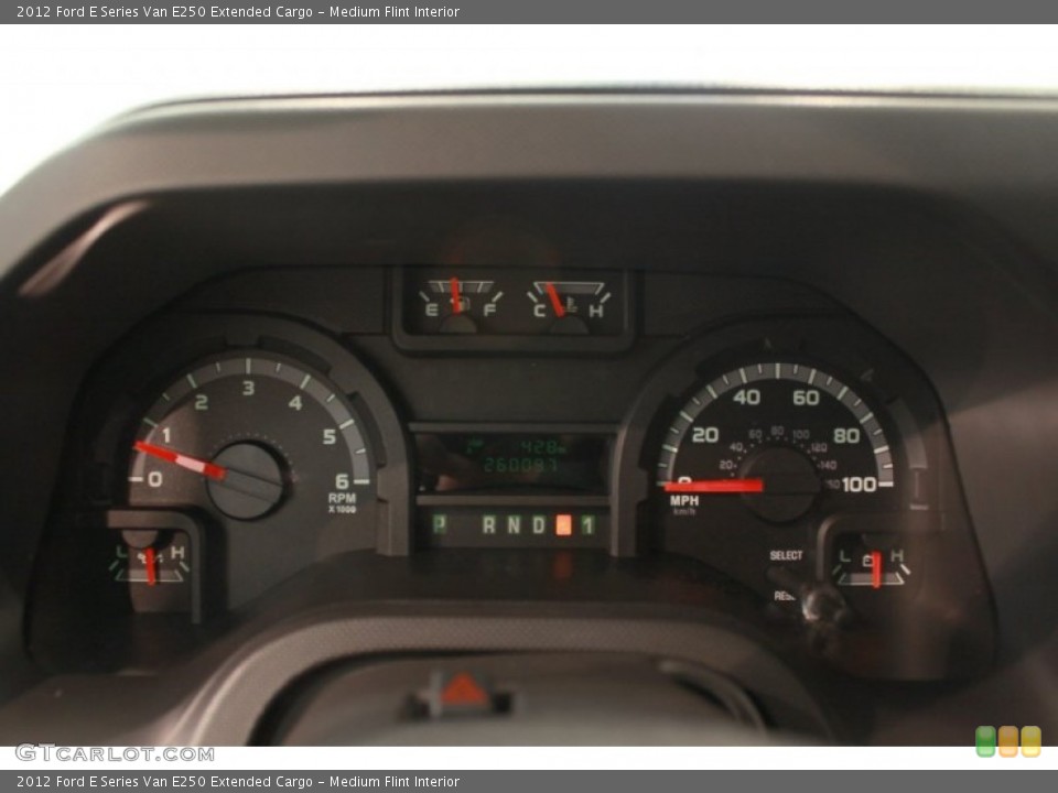 Medium Flint Interior Gauges for the 2012 Ford E Series Van E250 Extended Cargo #68173500