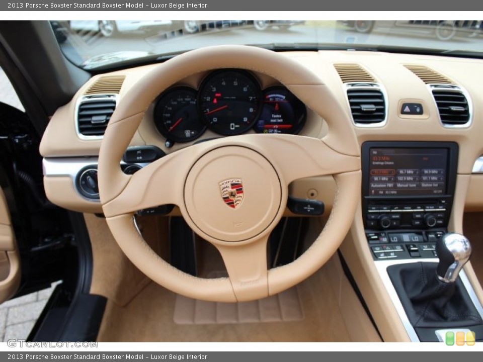 Luxor Beige Interior Dashboard for the 2013 Porsche Boxster  #68176527