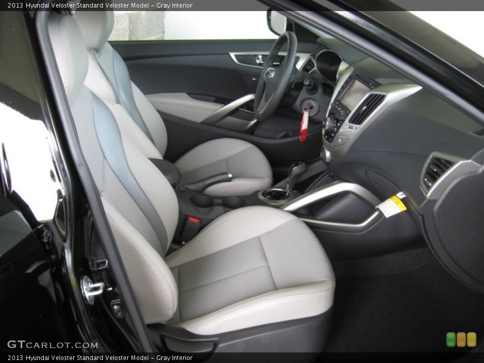 Gray Interior Photo for the 2013 Hyundai Veloster  #68176557