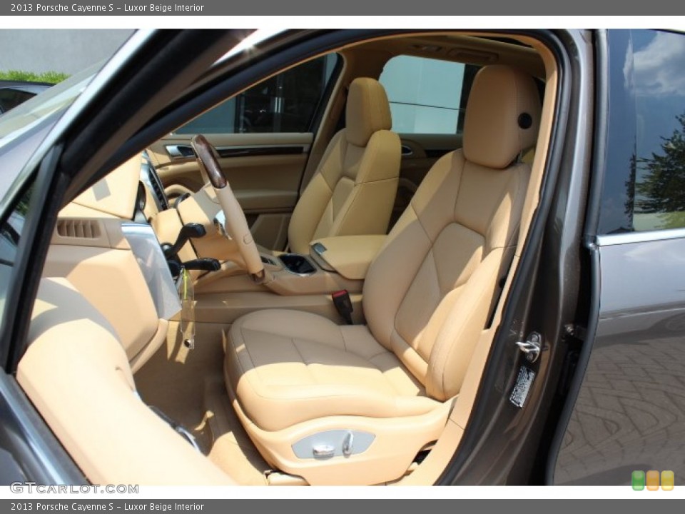 Luxor Beige Interior Front Seat for the 2013 Porsche Cayenne S #68176758