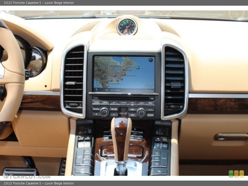 Luxor Beige Interior Navigation for the 2013 Porsche Cayenne S #68176773