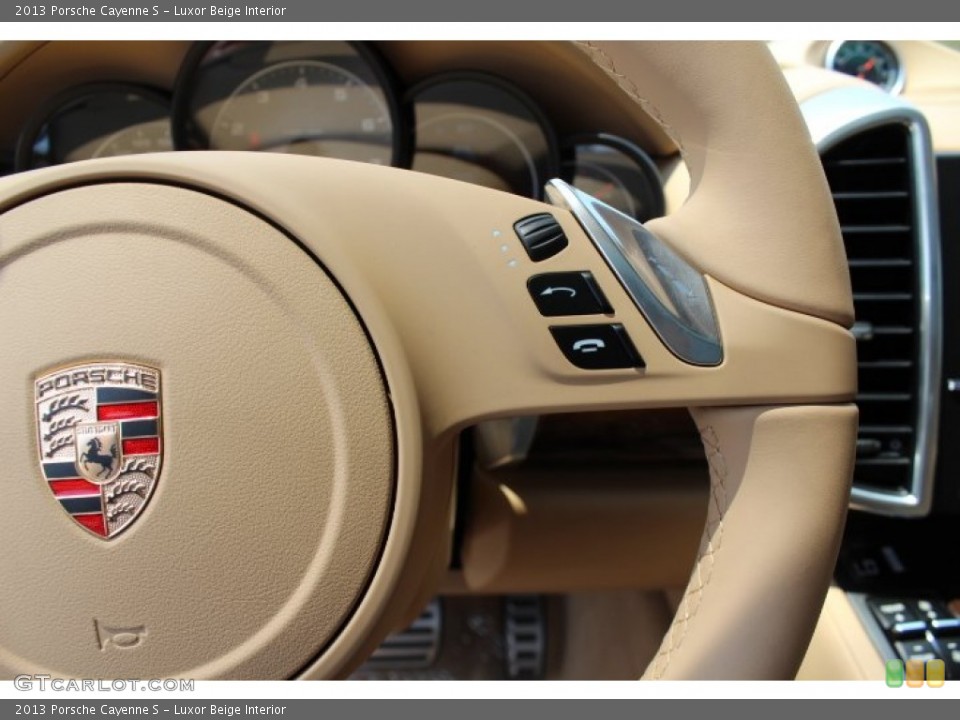 Luxor Beige Interior Controls for the 2013 Porsche Cayenne S #68176812