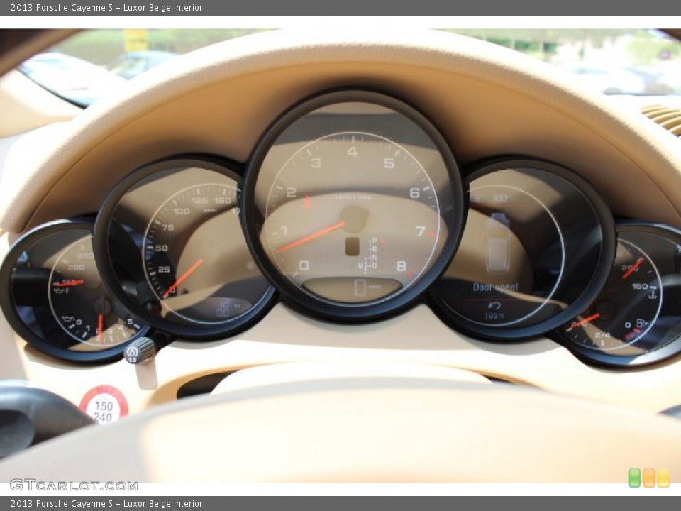 Luxor Beige Interior Gauges for the 2013 Porsche Cayenne S #68176821