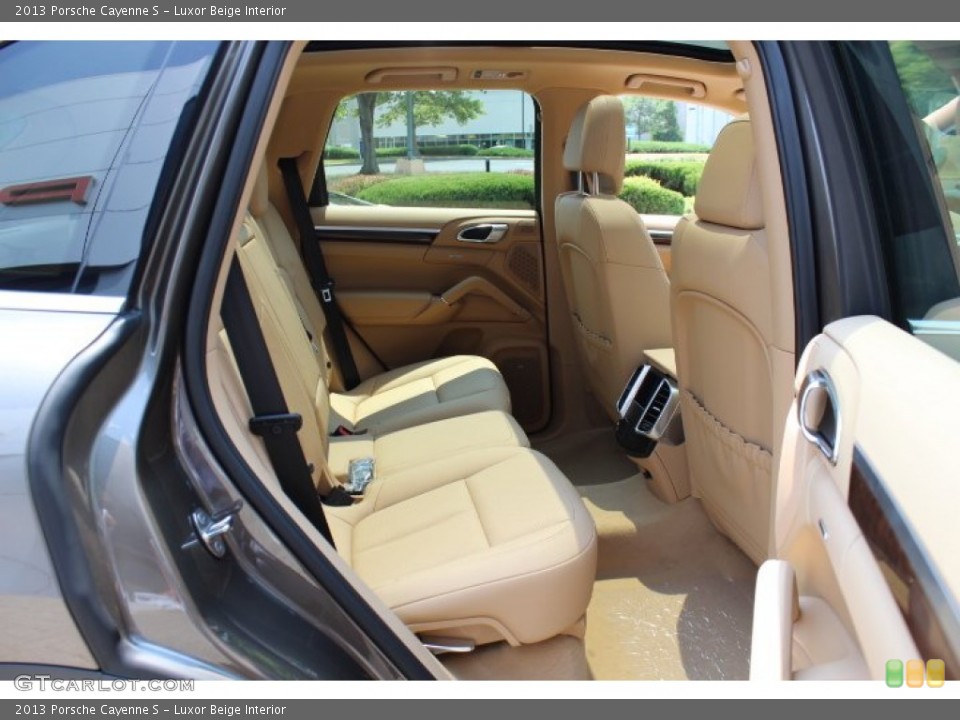 Luxor Beige Interior Rear Seat for the 2013 Porsche Cayenne S #68176872