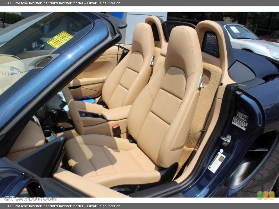 Luxor Beige Interior Front Seat for the 2013 Porsche Boxster  #68177130