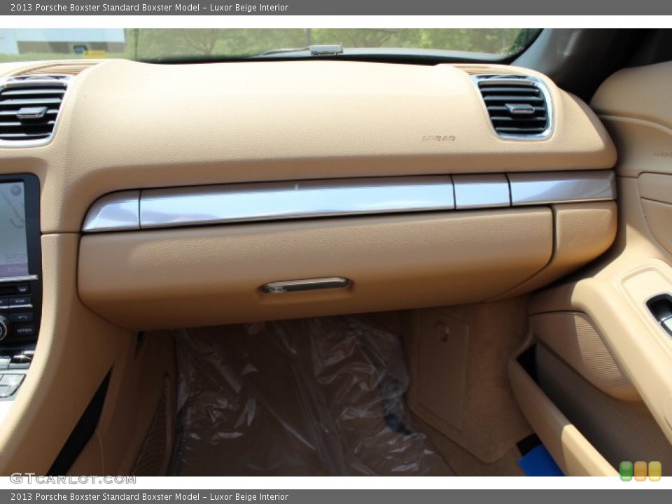 Luxor Beige Interior Dashboard for the 2013 Porsche Boxster  #68177139