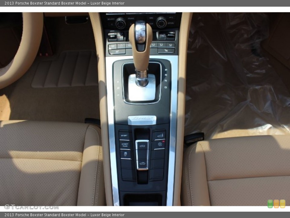 Luxor Beige Interior Controls for the 2013 Porsche Boxster  #68177157