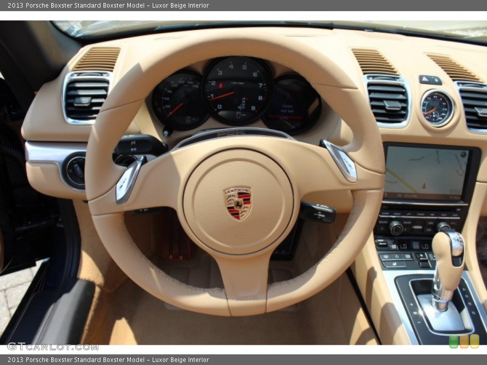 Luxor Beige Interior Steering Wheel for the 2013 Porsche Boxster  #68177163