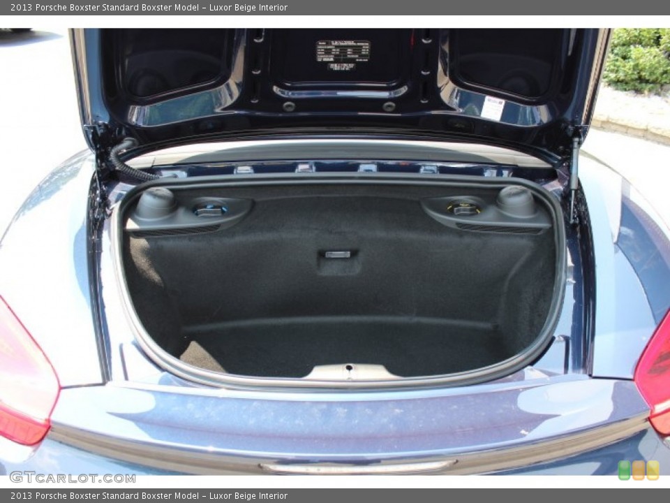 Luxor Beige Interior Trunk for the 2013 Porsche Boxster  #68177199