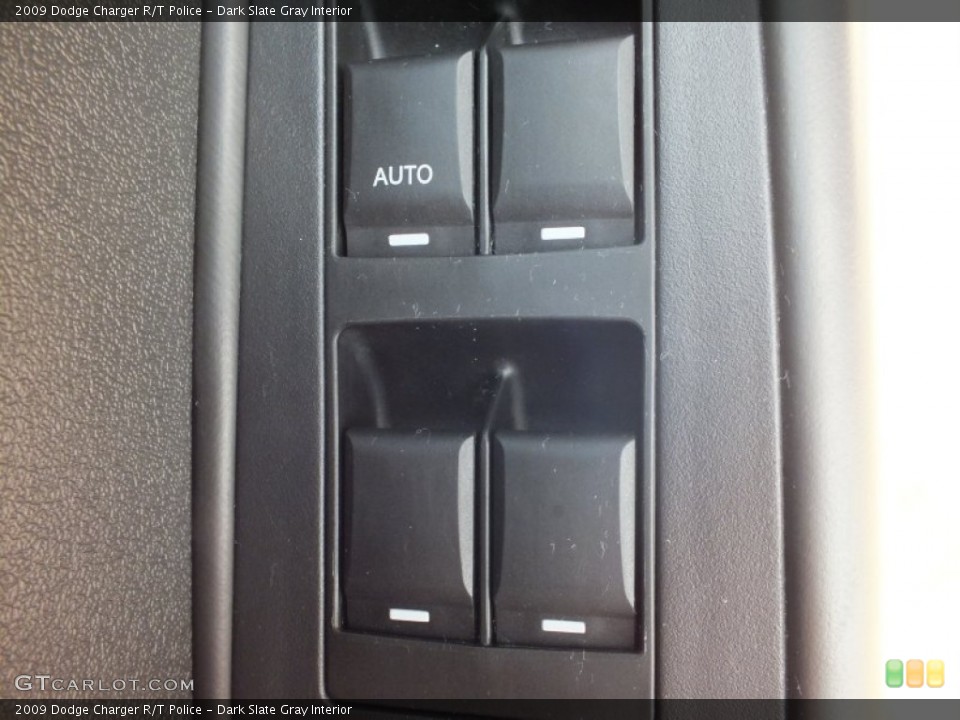 Dark Slate Gray Interior Controls for the 2009 Dodge Charger R/T Police #68177256