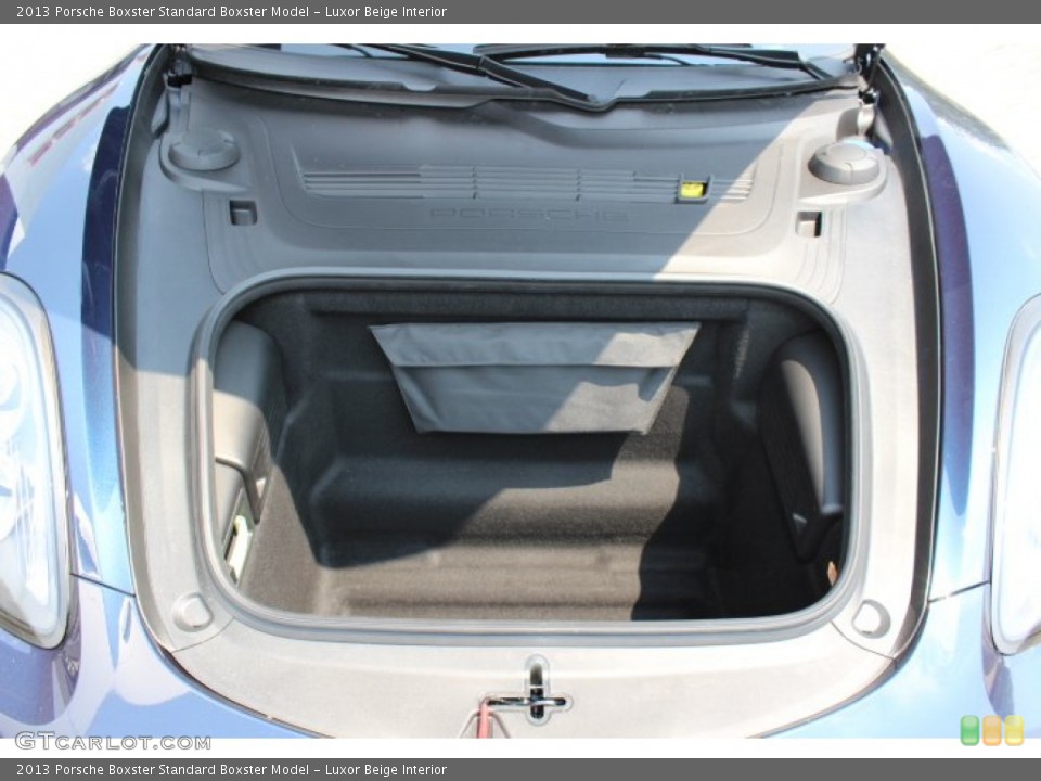 Luxor Beige Interior Trunk for the 2013 Porsche Boxster  #68177298