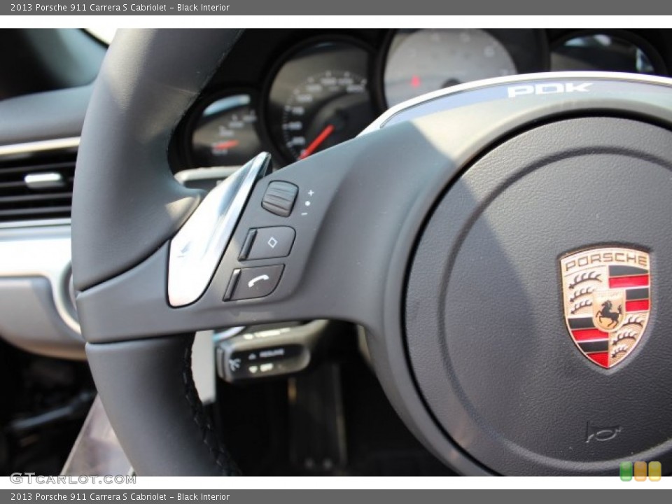 Black Interior Controls for the 2013 Porsche 911 Carrera S Cabriolet #68177498