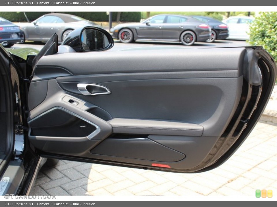 Black Interior Door Panel for the 2013 Porsche 911 Carrera S Cabriolet #68177541