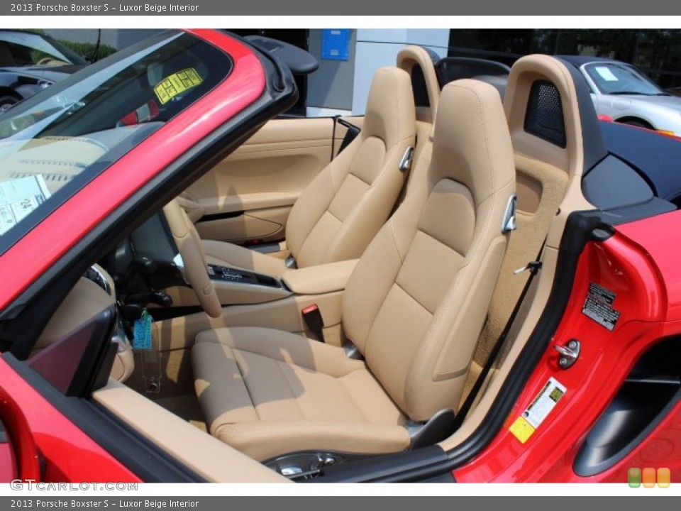 Luxor Beige Interior Front Seat for the 2013 Porsche Boxster S #68177739