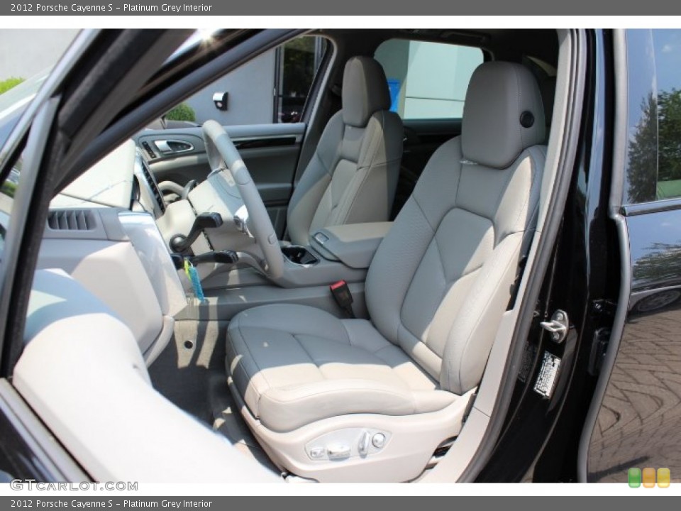 Platinum Grey Interior Front Seat for the 2012 Porsche Cayenne S #68178054