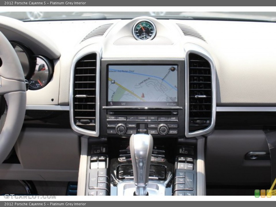 Platinum Grey Interior Navigation for the 2012 Porsche Cayenne S #68178069