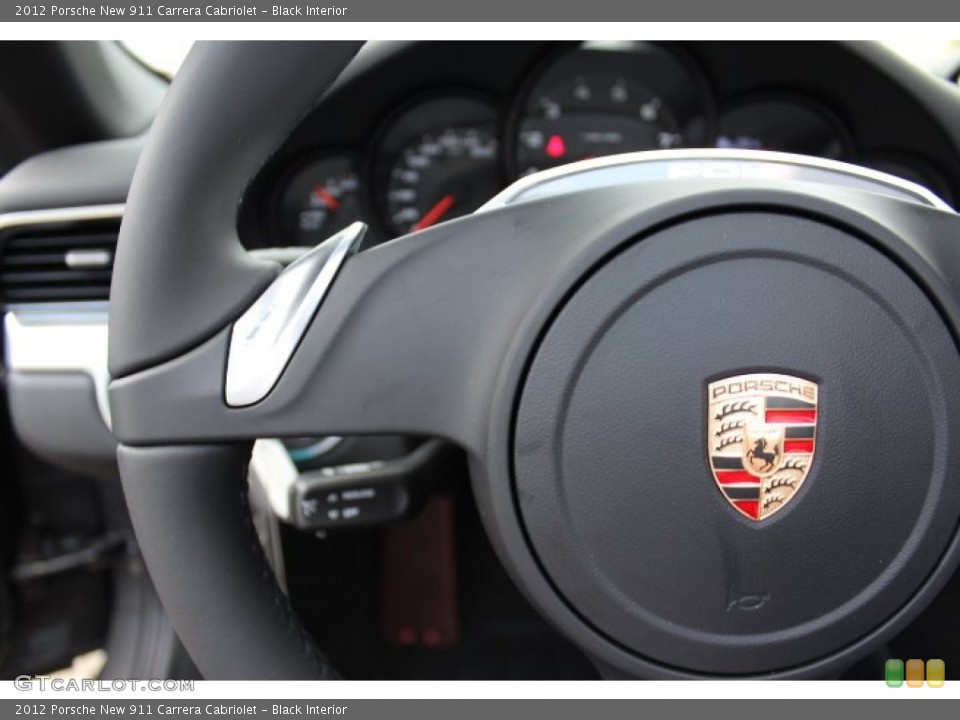 Black Interior Transmission for the 2012 Porsche New 911 Carrera Cabriolet #68178732