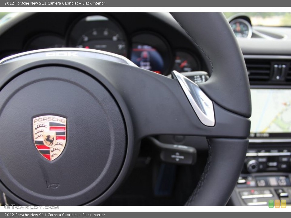 Black Interior Transmission for the 2012 Porsche New 911 Carrera Cabriolet #68178747