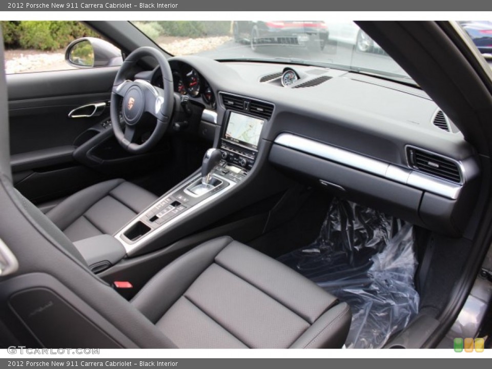Black Interior Photo for the 2012 Porsche New 911 Carrera Cabriolet #68178801